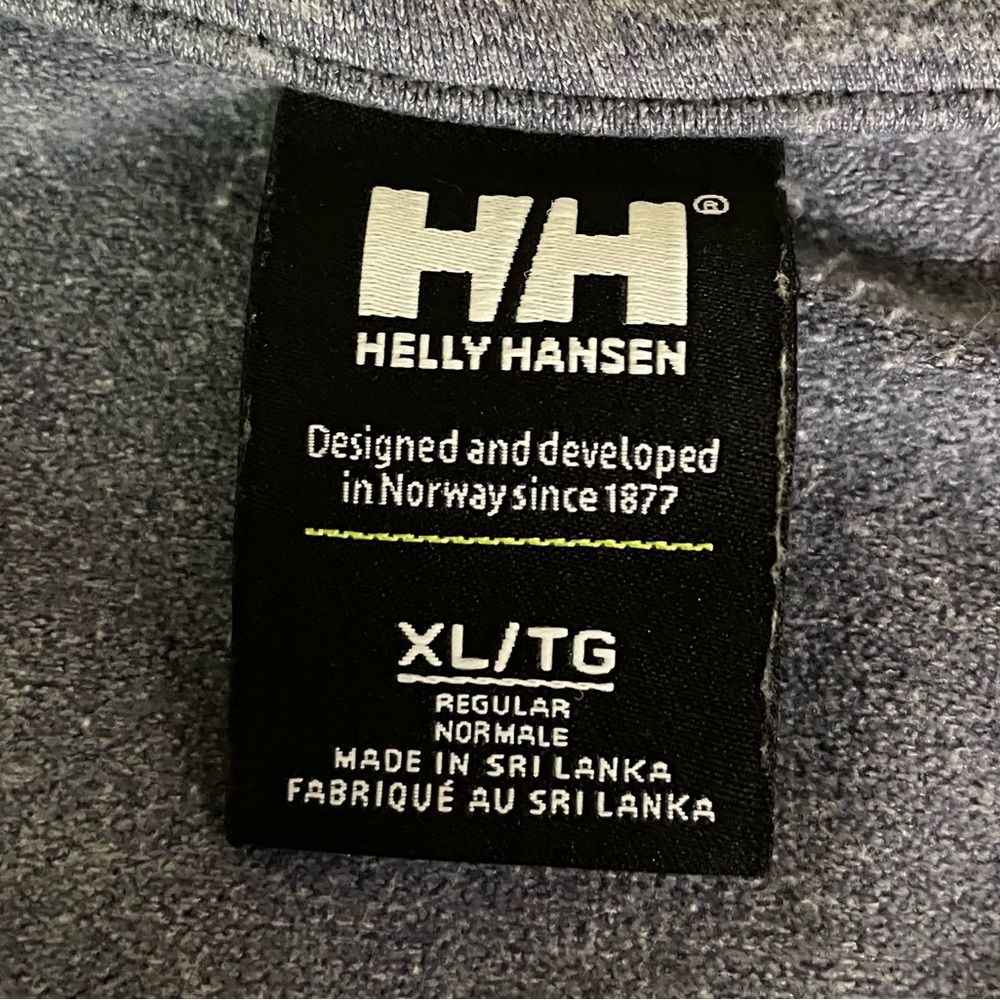 Helly Hansen 1/4 Zip Long Sleeve Shirt Gray Men’s XL - Picture 8 of 10